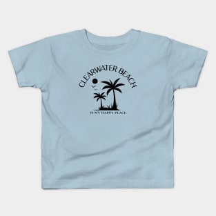 Clearwater Beach Is My Happy Place Kids T-Shirt